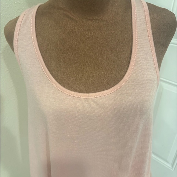 Umgee Blush Pink Top with Lace Detail - Picture 3 of 4